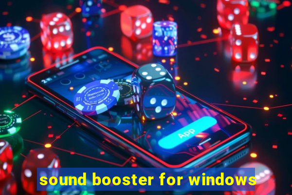 sound booster for windows